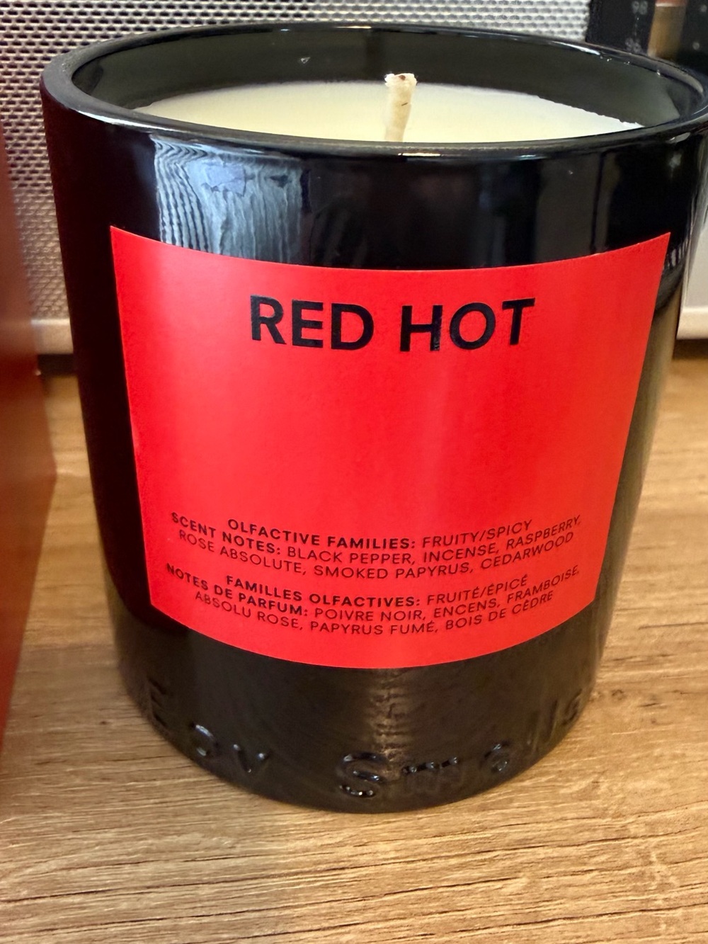 Boy Smells Red Hot Candle